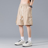2024新款大码工装短裤男夏季男士运动休闲美式中裤男生速干宽松五