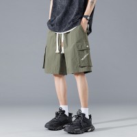 2024新款大码工装短裤男夏季男士运动休闲美式中裤男生速干宽松五