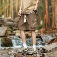 2024新款大码工装短裤男夏季男士运动休闲美式中裤男生速干宽松五