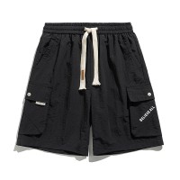 2024新款大码工装短裤男夏季男士运动休闲美式中裤男生速干宽松五