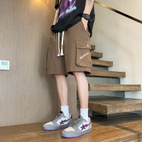 2024新款大码工装短裤男夏季男士运动休闲美式中裤男生速干宽松五