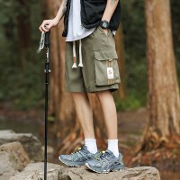 2024潮牌新款工装短裤男夏季薄款运动外穿休闲男士五分中裤子