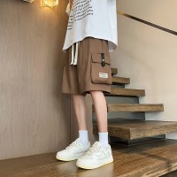 新款大码休闲短裤男生夏季薄款五分马裤男生宽松男款运动工装裤子