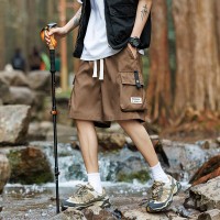 新款大码休闲短裤男生夏季薄款五分马裤男生宽松男款运动工装裤子