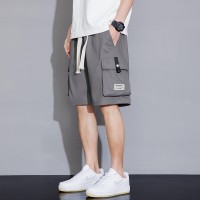 新款大码休闲短裤男生夏季薄款五分马裤男生宽松男款运动工装裤子