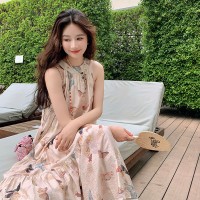 新款夏装蝴蝶印花度假沙滩裙连衣裙浙宝B2楼239