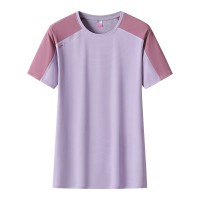 女款男款短袖冰丝T恤速干T恤透气体恤夏季新款新款运动服运动短袖