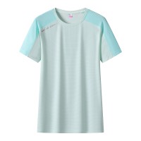 女款男款短袖冰丝T恤速干T恤透气体恤夏季新款新款运动服运动短袖