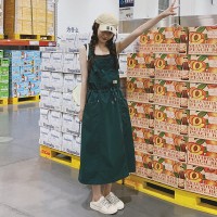 【2024现货】背带裙条纹T恤D101