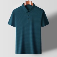 透气polo衫男士短袖t恤中老年夏季款休闲上衣宽松休闲爸爸装体恤