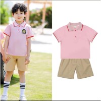 幼儿园园服夏装学院风儿童校服毕业拍照服夏季小学生童装班服套装