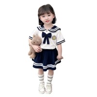 幼儿园园服套装夏季韩版童装短袖儿童polo衫小学生校服英伦风班服