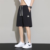 男士休闲短裤夏季薄款透气亲肤宽松直筒大码男装五分休闲裤中裤男