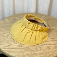 新款褶皱大帽檐UV防晒空顶帽时尚可卷起便携出游夏季户外遮阳帽子