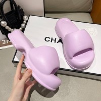 2024新款eva拖鞋女夏季外穿ins潮时尚厚底踩屎感高跟凉拖鞋