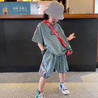 童装男童夏装套装2024新款中大童儿童网红夏季薄款帅气时髦潮流