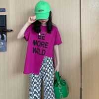 女童夏装洋气时髦2024新款儿童宽松夏季套装女大童韩版时髦两件套