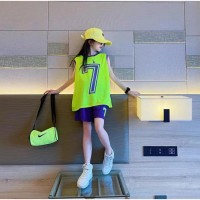 女童篮球服无袖套装女孩洋气运动装中大儿童夏季薄款速干训练服潮