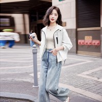《48H发》夏日战衣连帽抽绳连帽防晒衣短外套