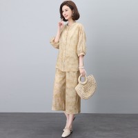 2024年夏季印花两件套