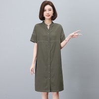 2024年夏季优雅气质明线装饰连衣裙