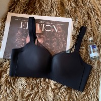 无痕裸感轻乳棉小胸聚拢显大无钢圈上托收副乳防下垂内衣女文胸罩