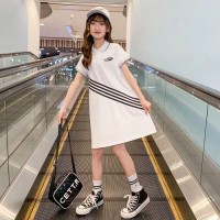 女童夏季新款韩版宽松洋气夏装中大童短袖T恤裙子