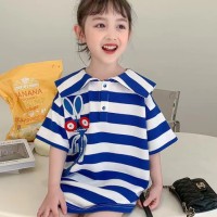 女童连衣裙夏季2024新款大童短袖裙儿童夏款洋气时髦夏装薄款裙子