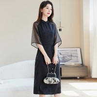 新中式连衣裙女新款夏季高端复古气质改良版日常可旗袍裙女