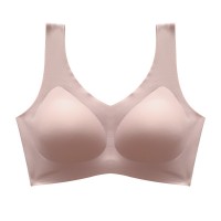 无痕内衣女娜娜同款无尺码无钢圈薄款大胸显小美背心睡眠文胸罩