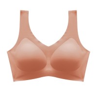 无痕内衣女娜娜同款无尺码无钢圈薄款大胸显小美背心睡眠文胸罩