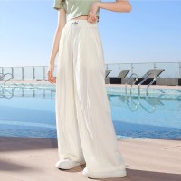 女童阔腿裤夏装儿童2024新款夏季大童夏天冰丝薄款防蚊裤子山本裤