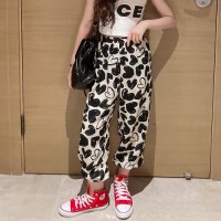 女童夏天冰丝裤子外穿薄款时髦女孩休闲裤夏季宽松儿童防蚊裤洋气
