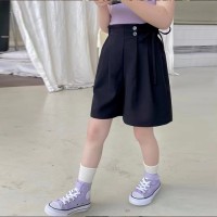 奶油新款儿童夏季短裤西装裤宝宝洋气五分裤