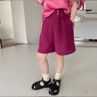 奶油新款儿童夏季短裤西装裤宝宝洋气五分裤