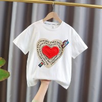 纯棉女童夏季套装2024新款洋气时髦短袖童装中大童儿童两件套夏款