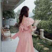 【2024现货主推现货】设计款蝴蝶结连衣裙280