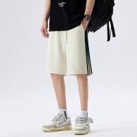美式短裤男士夏季薄款中裤子潮牌宽松大码夏天外穿运动休闲五分裤