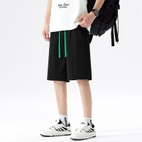 美式潮流短裤男2024新款宽松运动休闲垂感裤子男生夏季五分裤潮牌
