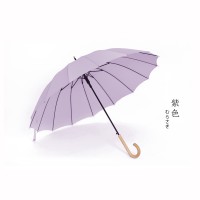 日系小清新16骨直杆自动雨伞长柄晴雨伞遮阳防晒男女雨伞大号雨伞