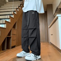秋季新款抽绳篮球运动长裤男春秋休闲宽松帅气束脚休闲裤