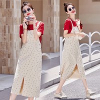 现货背带裙套装女2024夏季新款女装时尚两件套