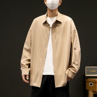 7304（黑墙）男士衬衫长袖春秋季衬衣寸衫外套衣服男装休闲上衣