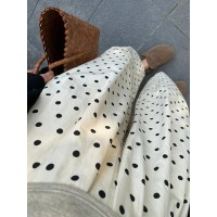 夏薄款小个子直筒日系波点气球裤女小众设计感休闲裤