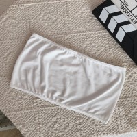 韩版防走光抹胸打底内衣女短款裹胸薄无肩带文胸围胸