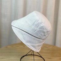田园风韩版镂空水桶帽女夏季薄款百搭显脸小户外旅游拍照遮阳帽